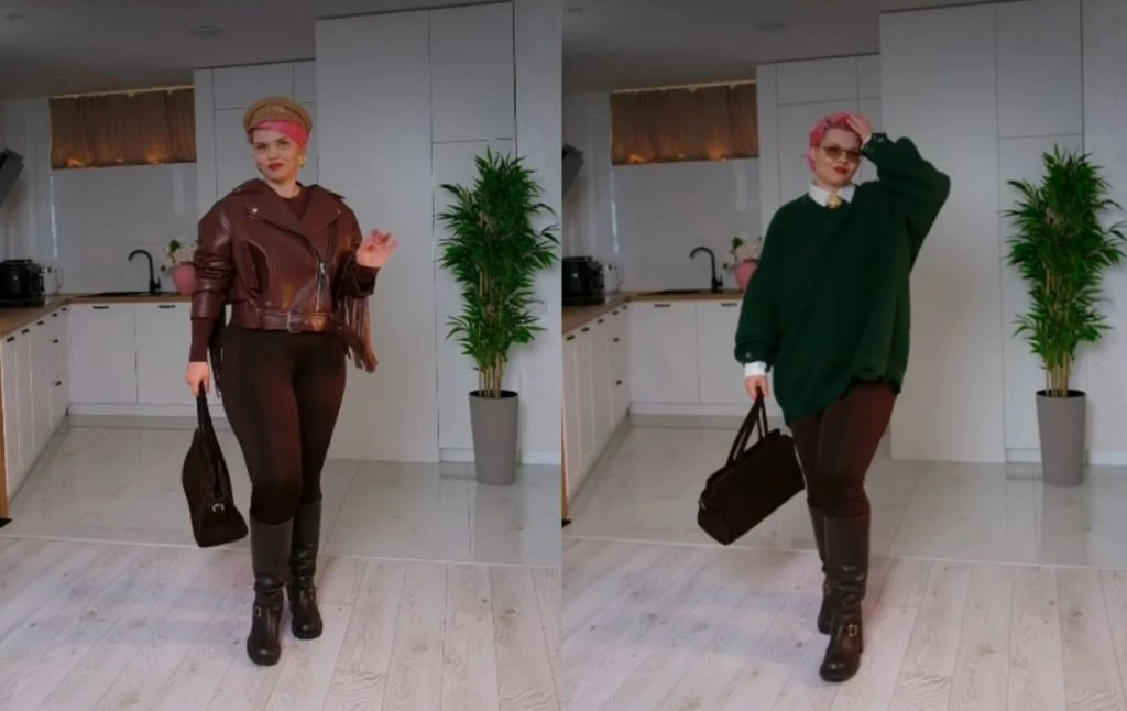 Як носити лосини, якщо у вас plus size: 5 образів, які вдало балансують фігуру