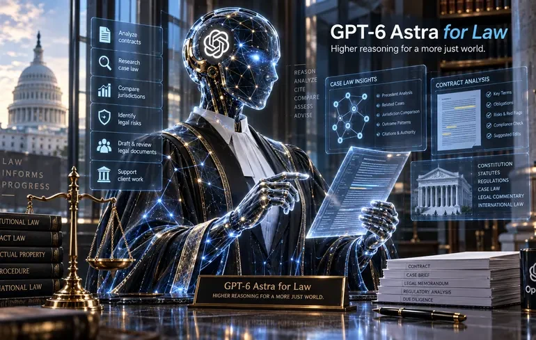 OpenAI випустила окрему версію GPT-6 Astra для юристів